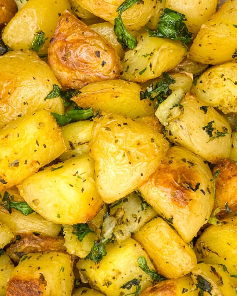 crispy herb roasted potatoes recipe