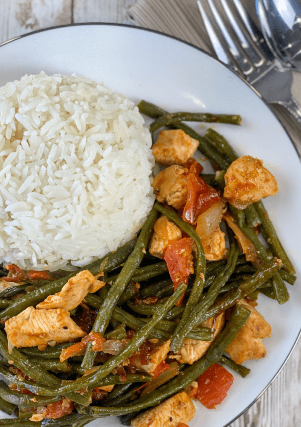 chicken and string beans recipe