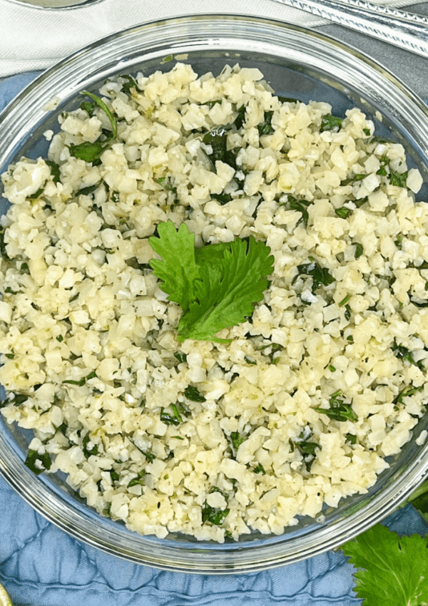7-Minute Cilantro Cauliflower Lime Rice