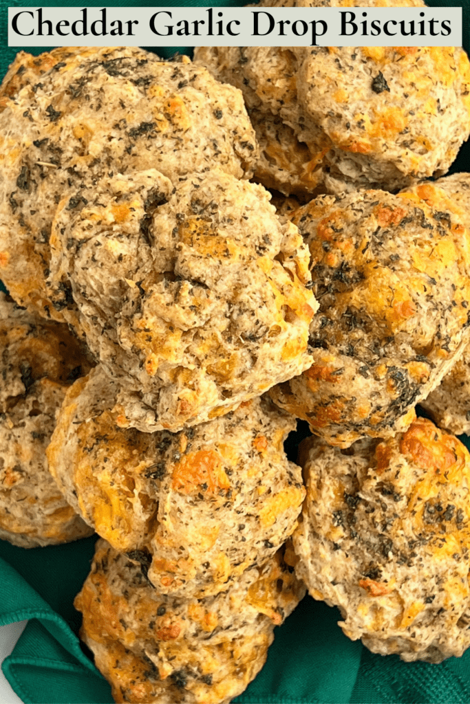cheddar garlic drop biscuits