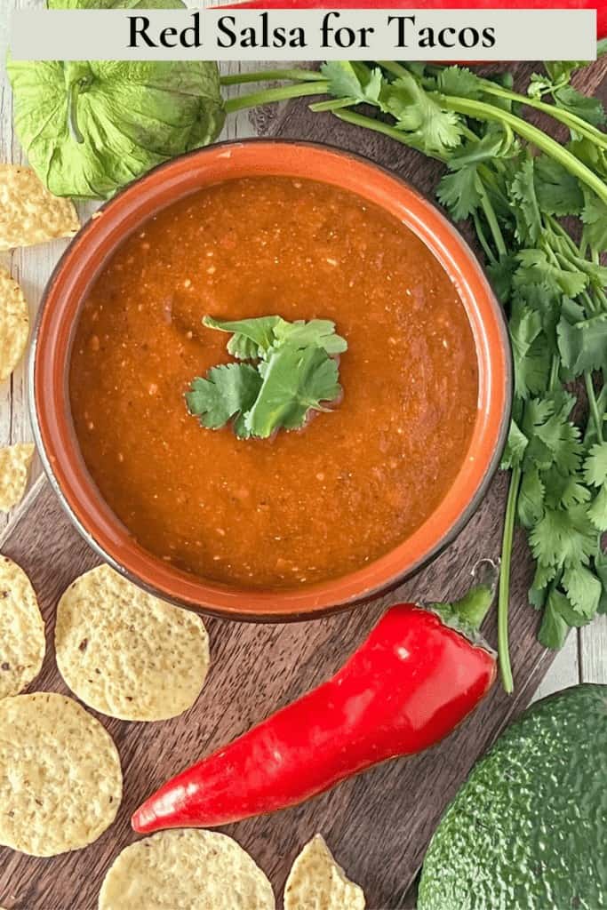 Red Salsa for Tacos