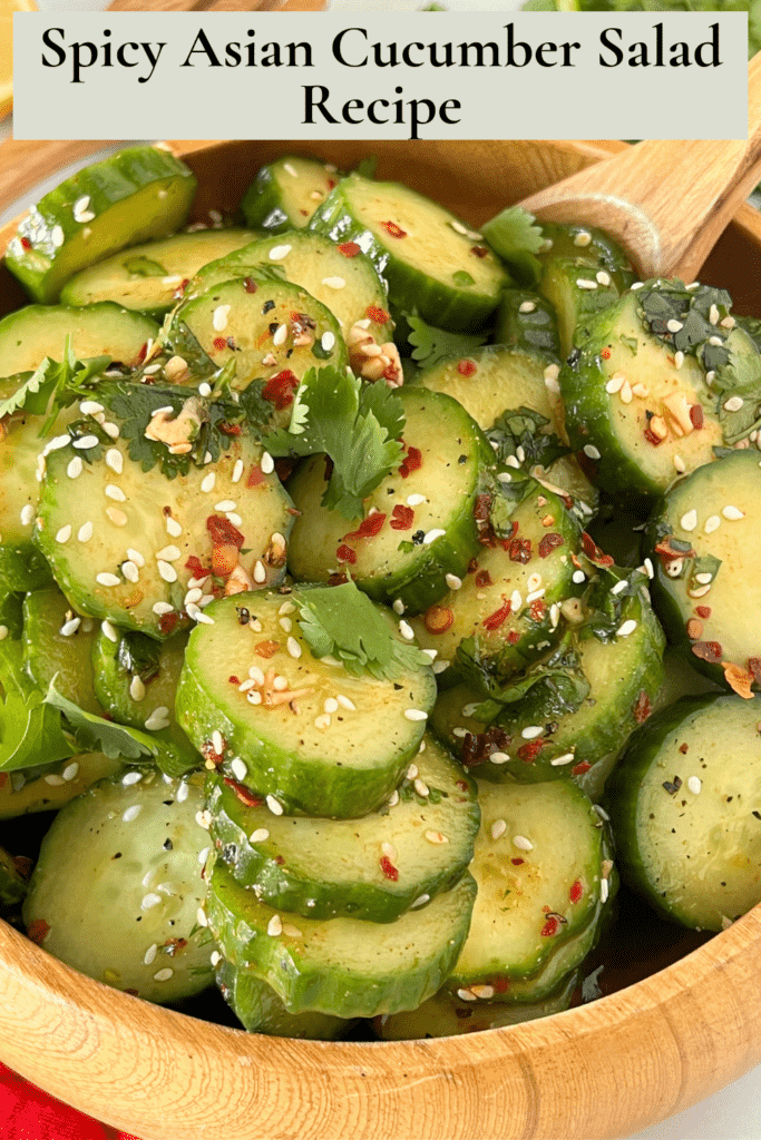 Spicy Asian Cucumber Salad Recipe
