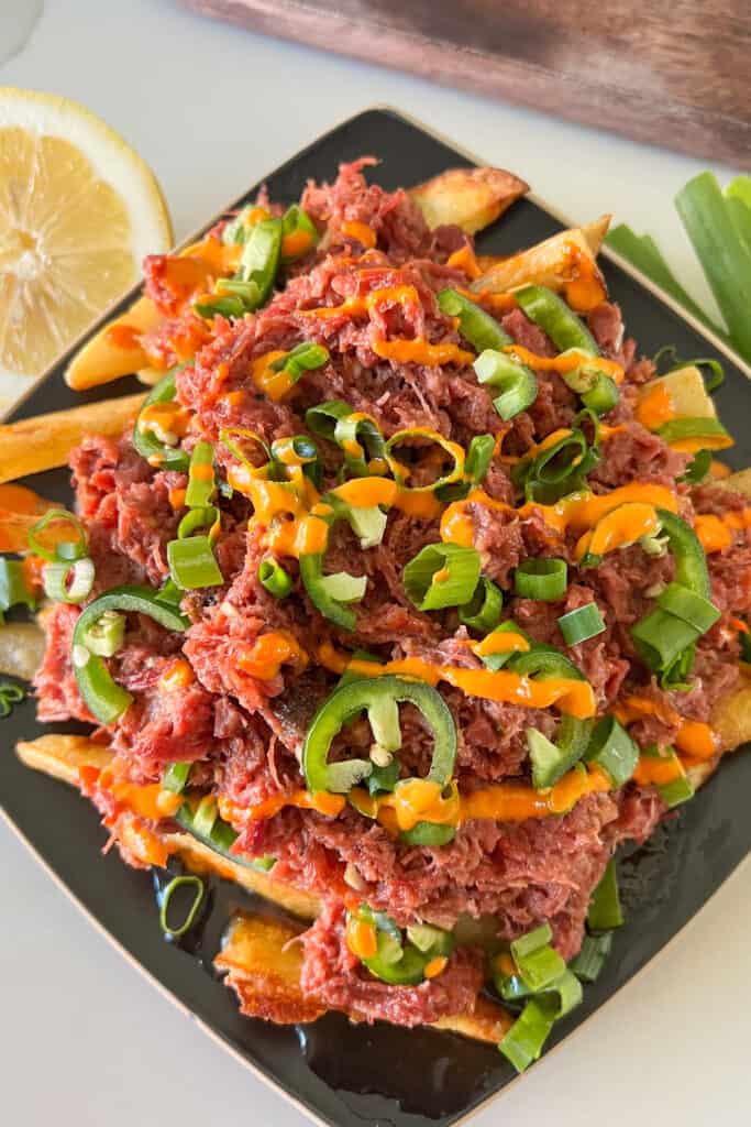 asian loaded fries