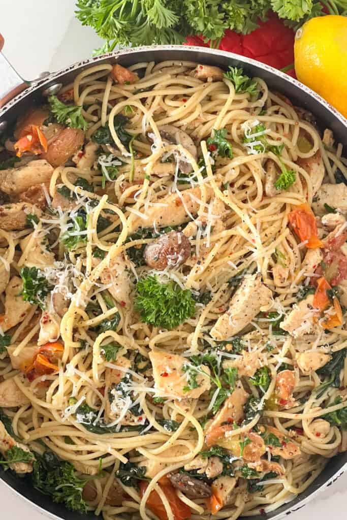 healthy chicken and spinach pasta recipes