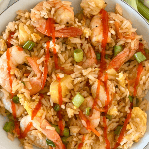 shrimp and pineapple fried rice