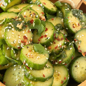 spicy asian cucumber salad recipe